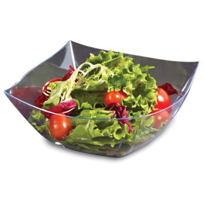 EMI-SB16C 16oz CLEAR SQ BOWL 48/CS