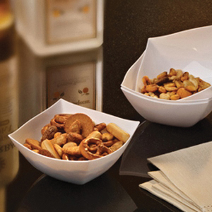 EMI-SB8 8oz White SQUARE BOWL48/CS
