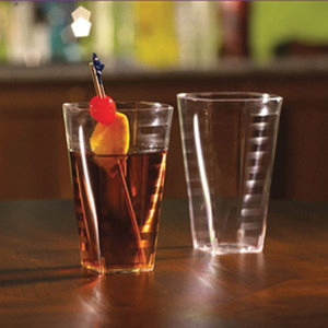 EMI-ST10 10oz Clear SQ TUMBLER168/CS