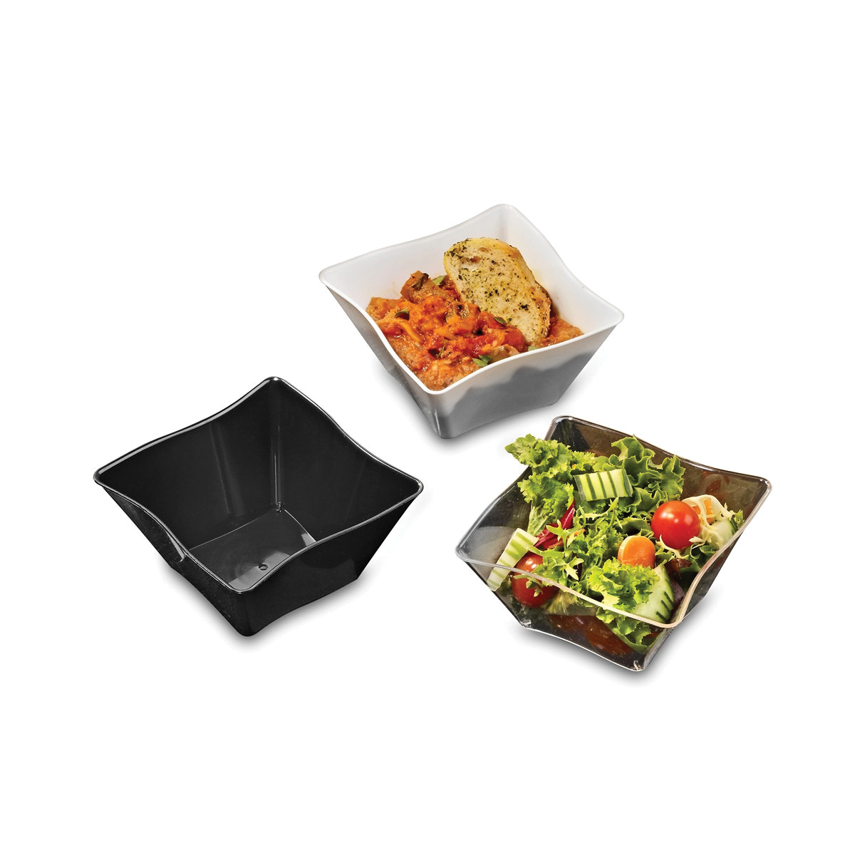 EMI-WB5CL 5OZ CLR SQ WAVE BOWL 120/CS