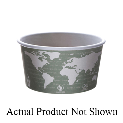 4oz Renewable & Compostable Paper Container World Art