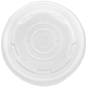 EcoLid Renewable & Compostable Food container Lids Fits 8oz sizes