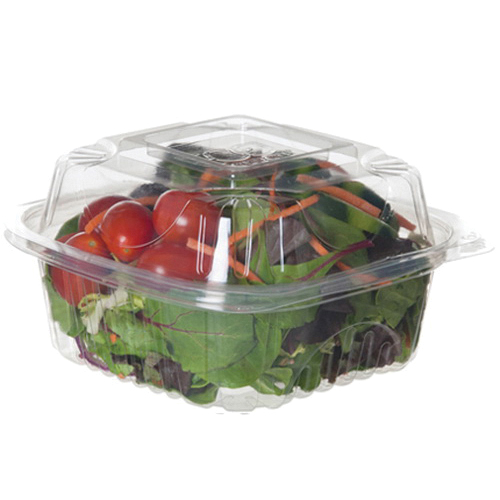 Clear Clamshell 6" Renewable & Compostable 240/cs