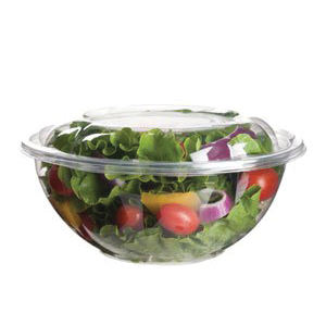 EP-SB24 24 OZ PLA BOWL W/LID150/CS COMPOSTABLE