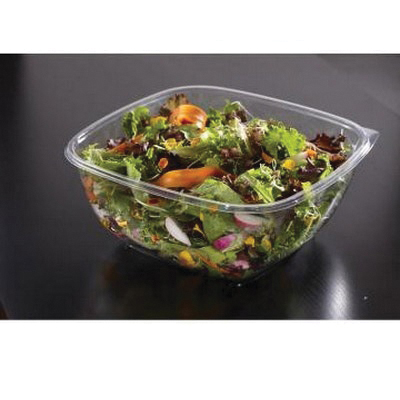 14080B50 80oz Clear SQUARE BOWL50/CS