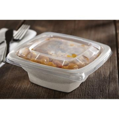 51916F300 16OZ SQ PP LID F/PULP BOWLS 300/CS