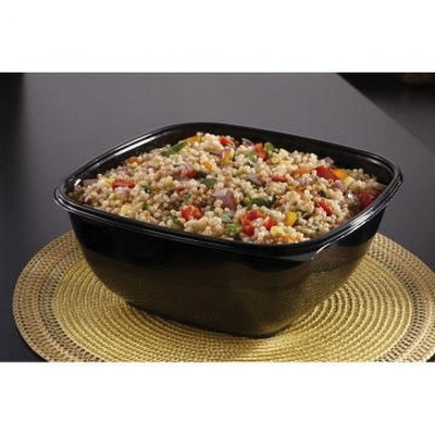94320 320oz Black SQUARE BOWL25/CS