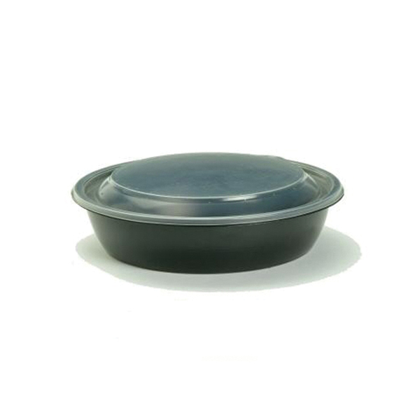 C77132B150 32oz 7" ROUND CONTWITH LID  FASTPAC 150/CS