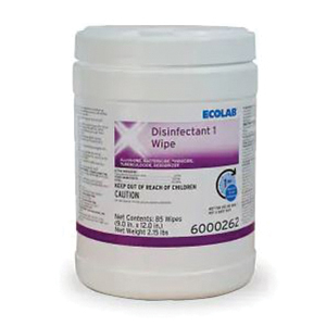 6000262 DISINFECTANT-1 WIPES 12/85CT