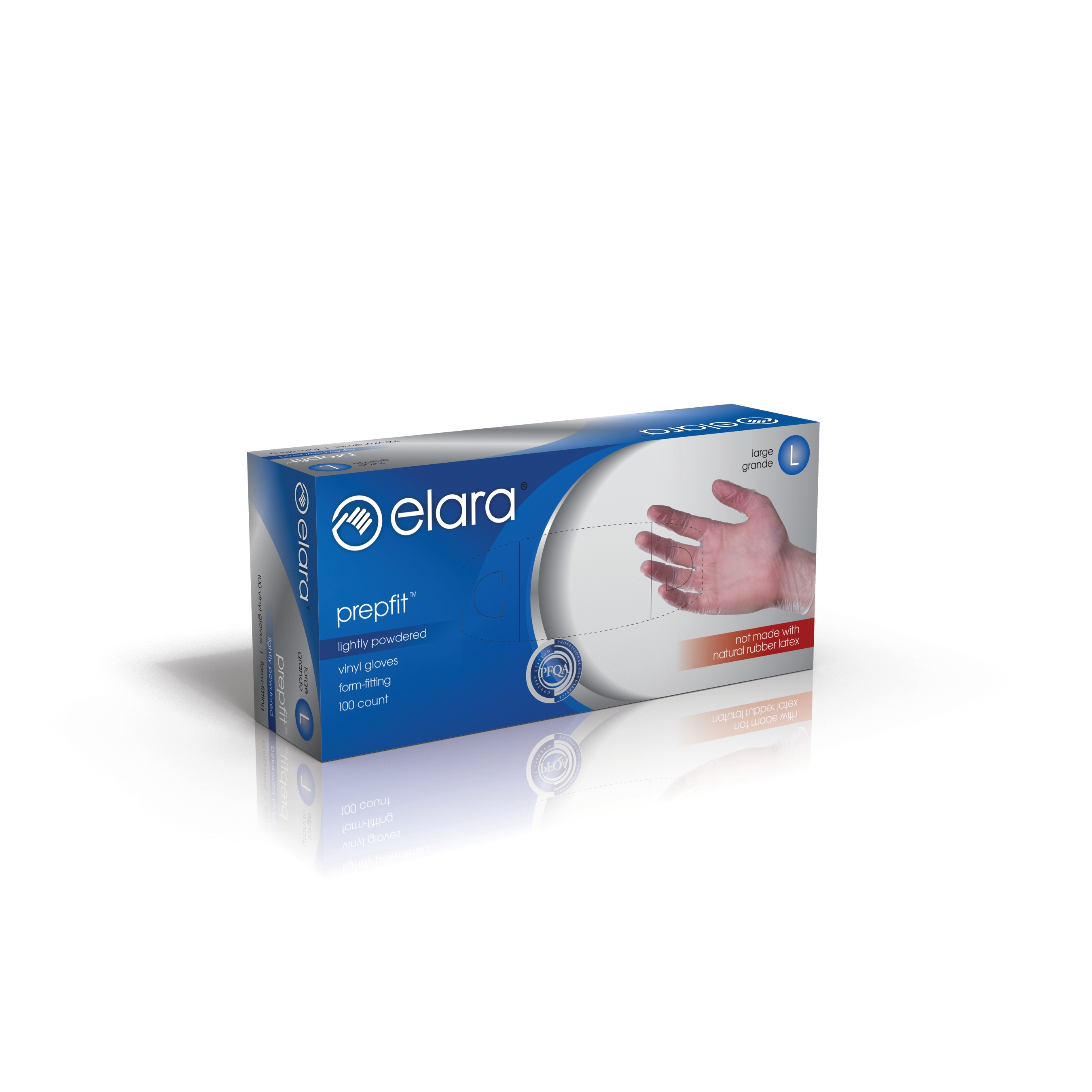 Vinyl Gloves Prepfit Medium Lightly Powdered 10/100 Case