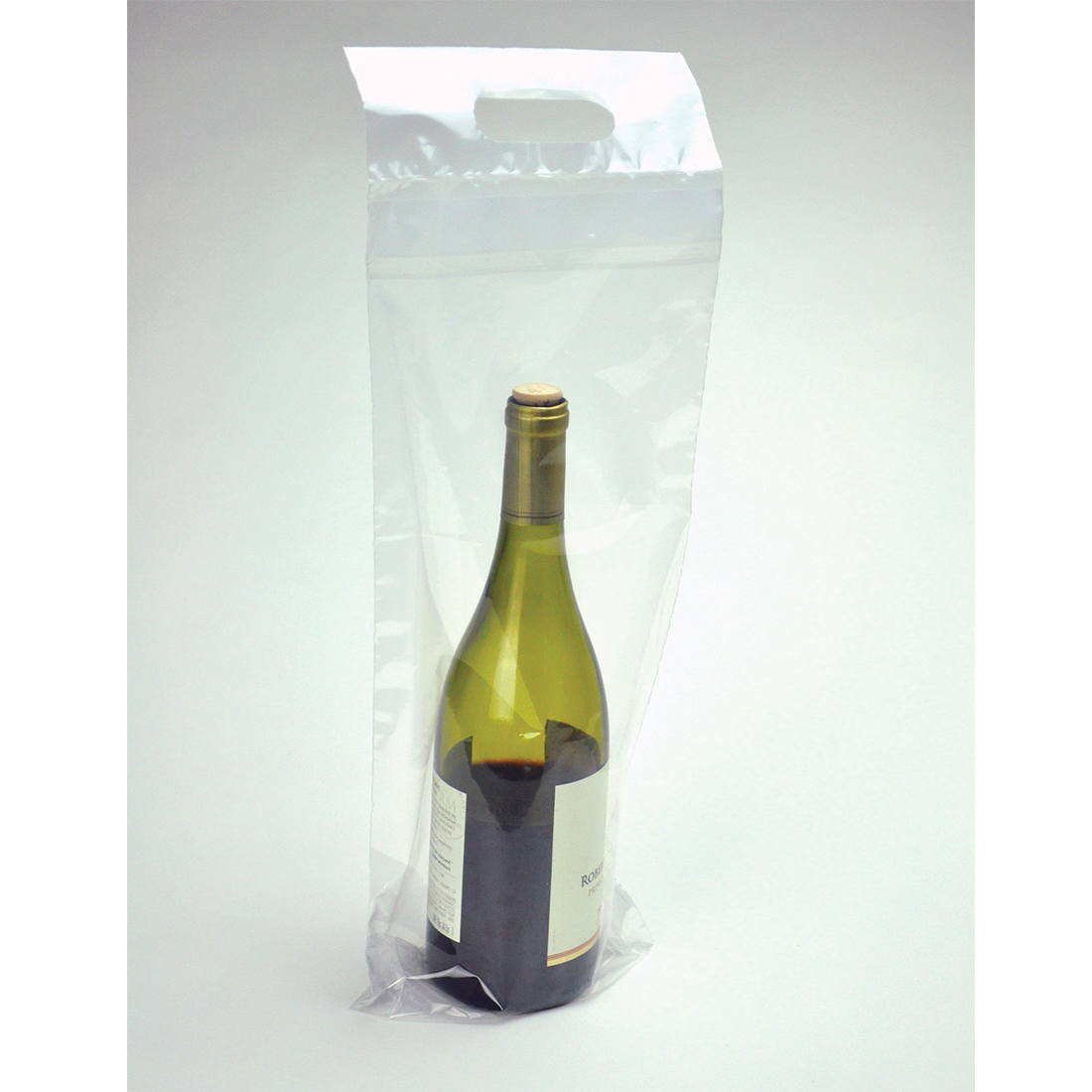 7X19+3 CLEAR LIP&TAPE WINE BAGUNPRINTED 2.5MIL     250/C