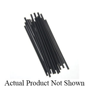 Jumbo Straw Unwrapped 7.75" Black 10/500 CS