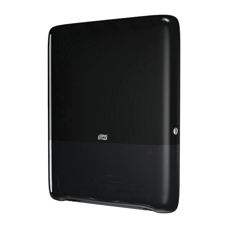 552538 PEAKSERVE MINI DISP BLACK CONTINUOUS HAND TOWEL