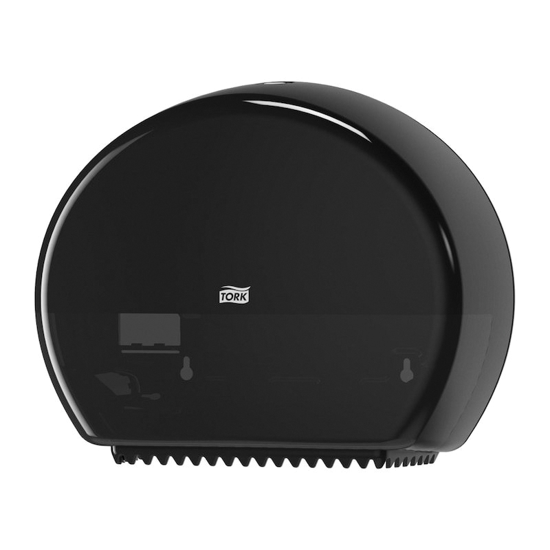 Tork Mini Jumbo Toilet Paper Dispenser Black T2