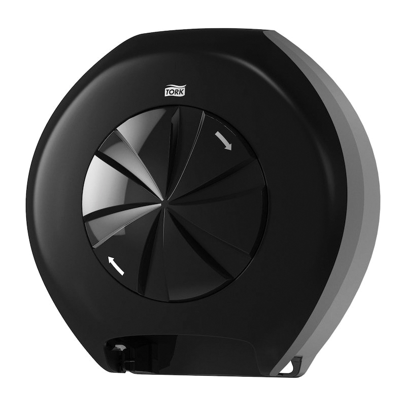 Tork OptiCore Black 3-Roll Toilet Paper Dispenser