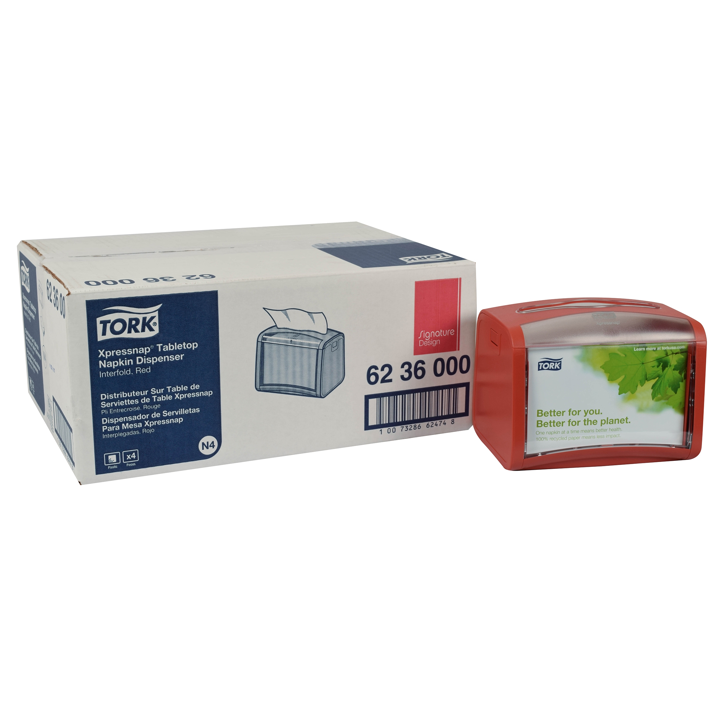 6236000 XPRESSNAP RED DISP 4/C RED TABLETOP