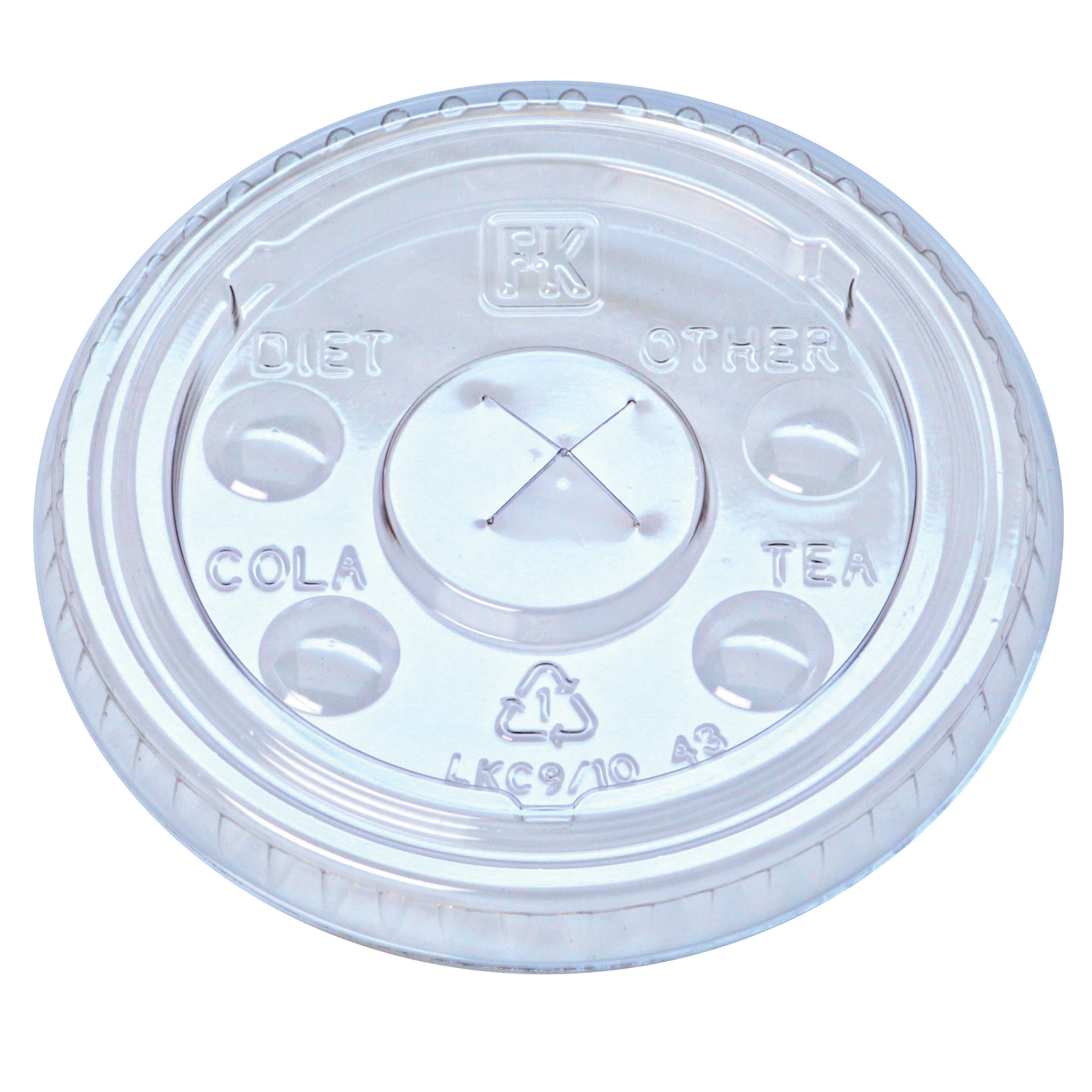 LKC9/10 10oz Clear LIDS 2500/CSSLOT