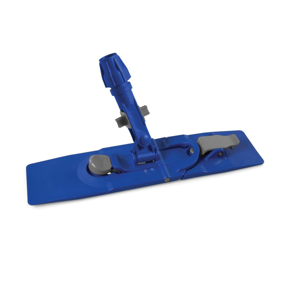 0000TD0320AU  16" Uniko Pocket System Mop Holder, Hands-Free Release, Blue, w/ Clip and Locking Connector