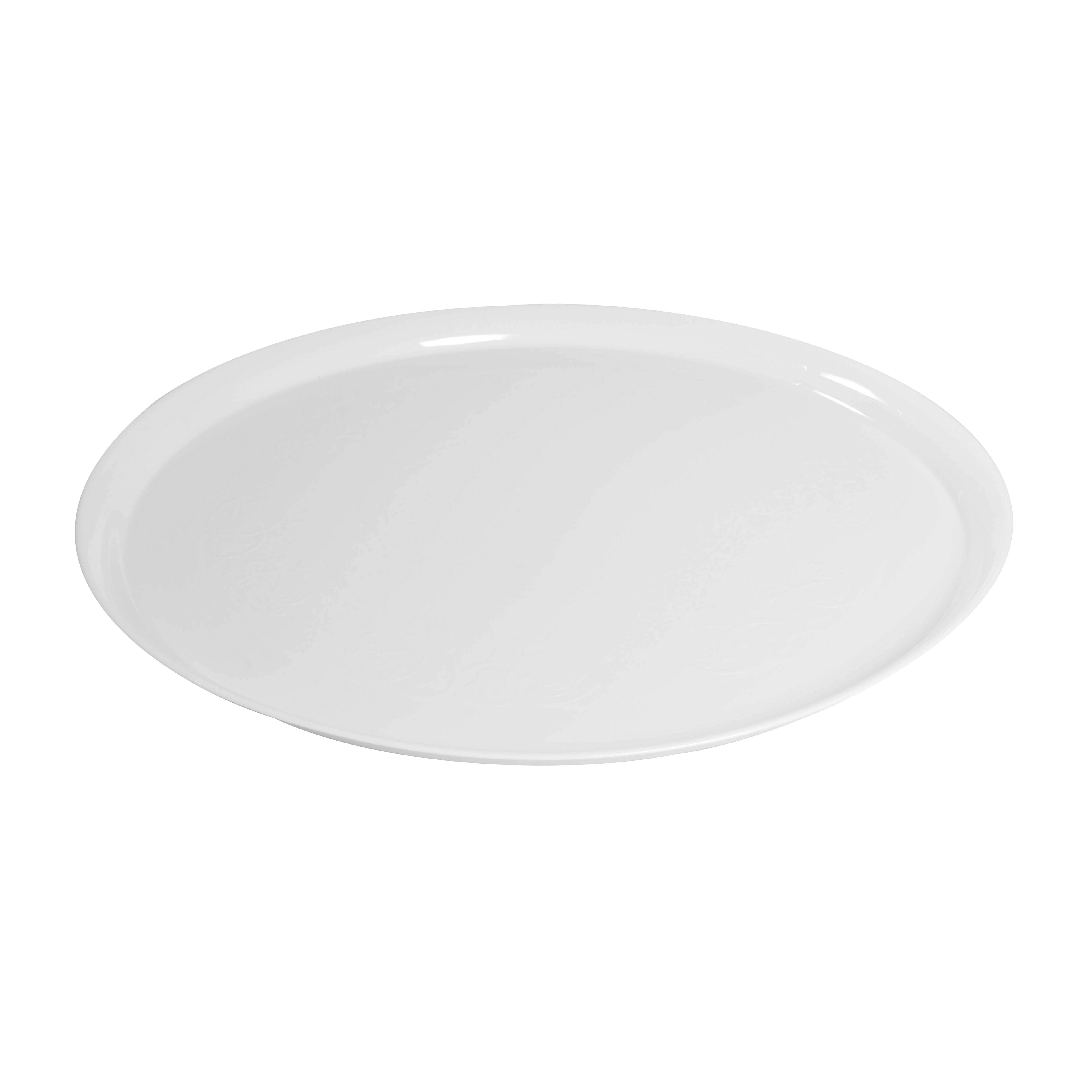 7401-WH 14" Round White Tray 25/cs