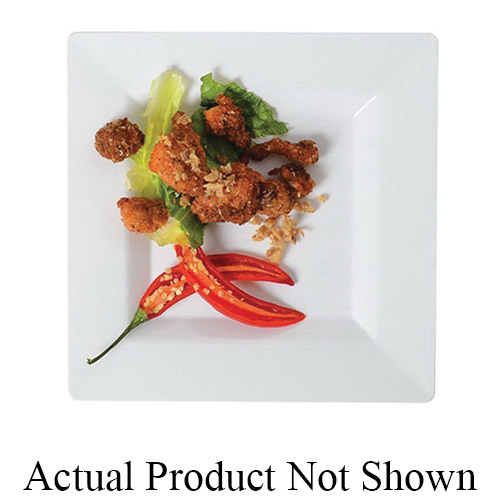 1608-BK 8" Black Square Salad Plate 120/CS