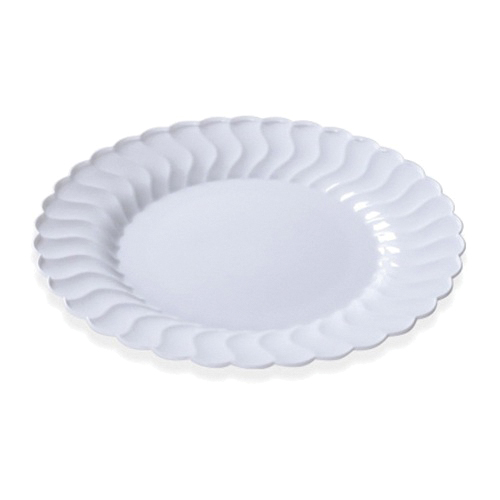 209-WH 9" White Flairware Dinner Plate 180/cs