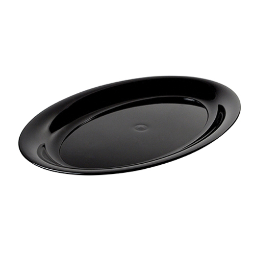 483BK 16X11 Black OVAL CATER TRA25/CS