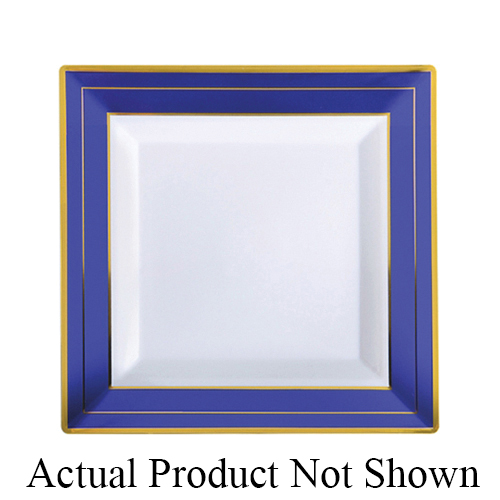 10" Square Dinner Plate w/Trim 120/cs