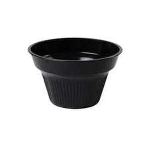 B06030 30oz Black PEDESTAL BOWL24/CS ROUND