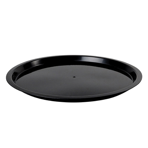 HR12PPBK 12" Round Black Cater Tray 25/cs