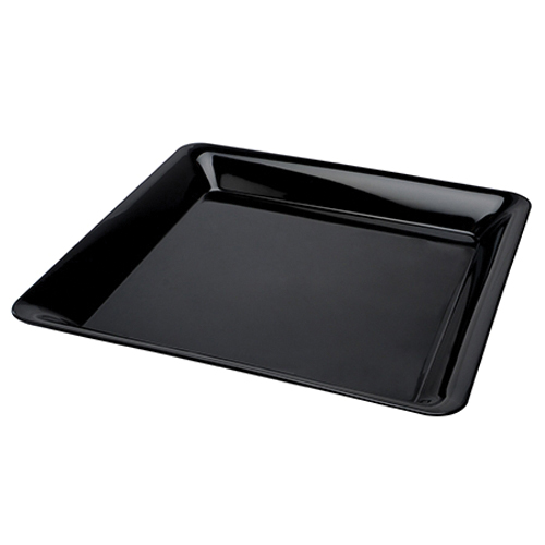 SQ5212PPBK 12X12 Black SQ CATERTRAY 25/CS