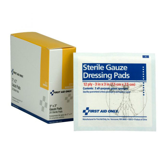 FAOI1211 3X3 GAUZE 10/BX