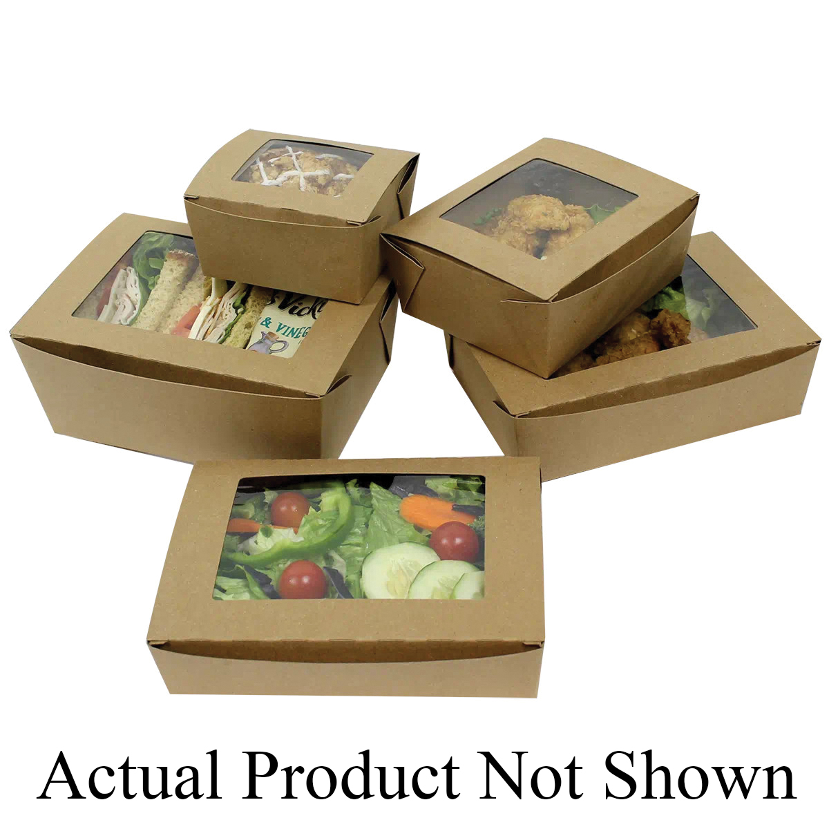 #3 BIOPLUS VIEW KRAFT FOODTRAY 160/CS