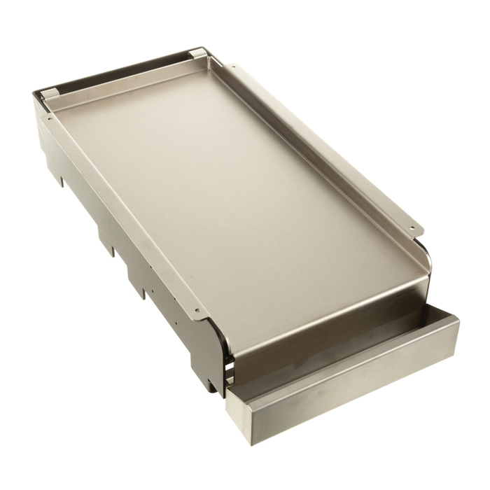 LIFT OFF GRIDDLE BROILER 2 BURNER 12X27X3-1/2 SS 7 GAUGE - EA