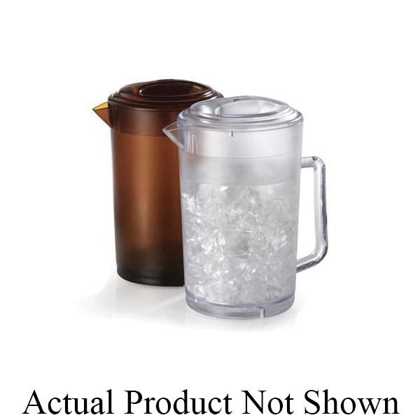 P-3064-1-CL PITCHER 64OZ CLEARPLASTIC W/LID - DZ -