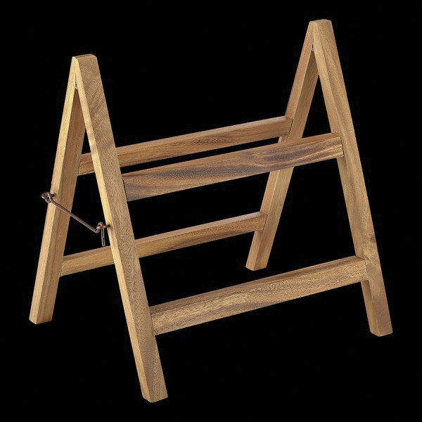 GWWDS1213 DISPLAY STAND TIERED ACACIA NATURAL WOOD - EA