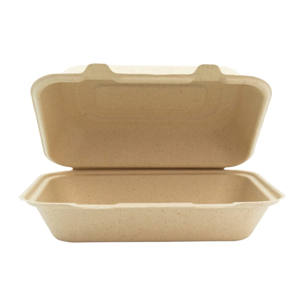 9x6 Clamshell Container Natural 4/50/CS