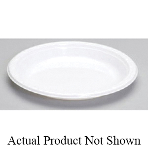 71000 10.25" WHT PLASTIC PLATE500/CS