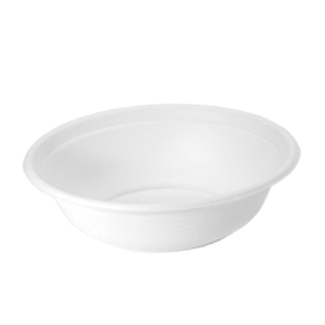 HF836 36OZ WHITE BOWL 400/COMPOSTABLE