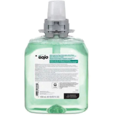 5163-04 FMX GOJO GRN HAIR/BODY4/1250ML FOAM GREEN CERT