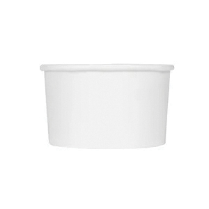 DFR-5 5OZ WHT FOOD CONT  1M/CSCART BLANC B/O