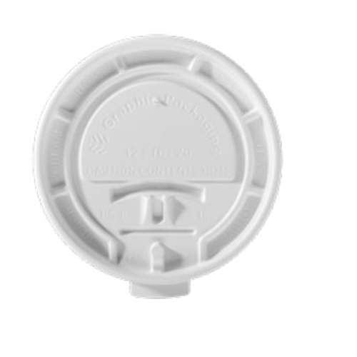 LHRL-16 WHITE TEAR BACK LID 1M1M/CS FLAT