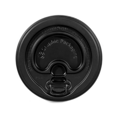 LHRNB-16 Black DOME LOCK-BACKHOT CUP LID 1200/CS