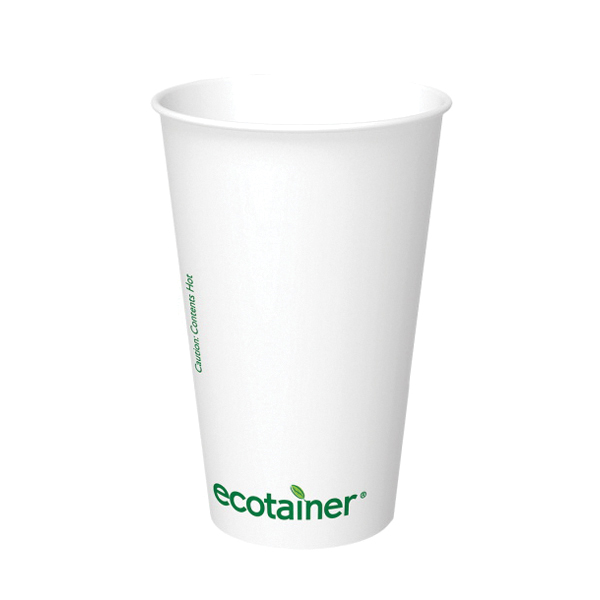 SMRE-12CB 12oz White Ecotainer Hot Cup 1M/cs