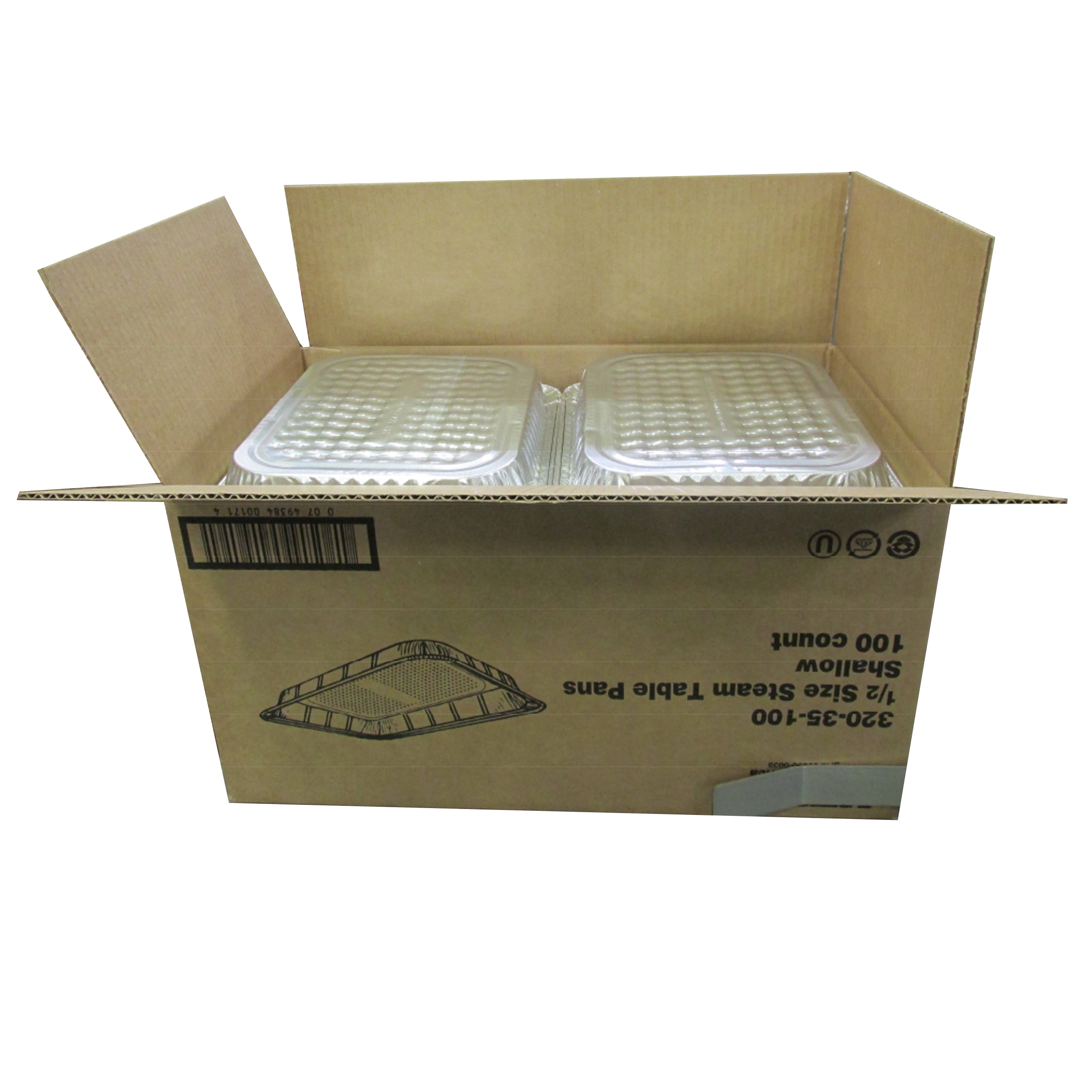 320-35 HALF STEAM PAN SHALLOW100/CS