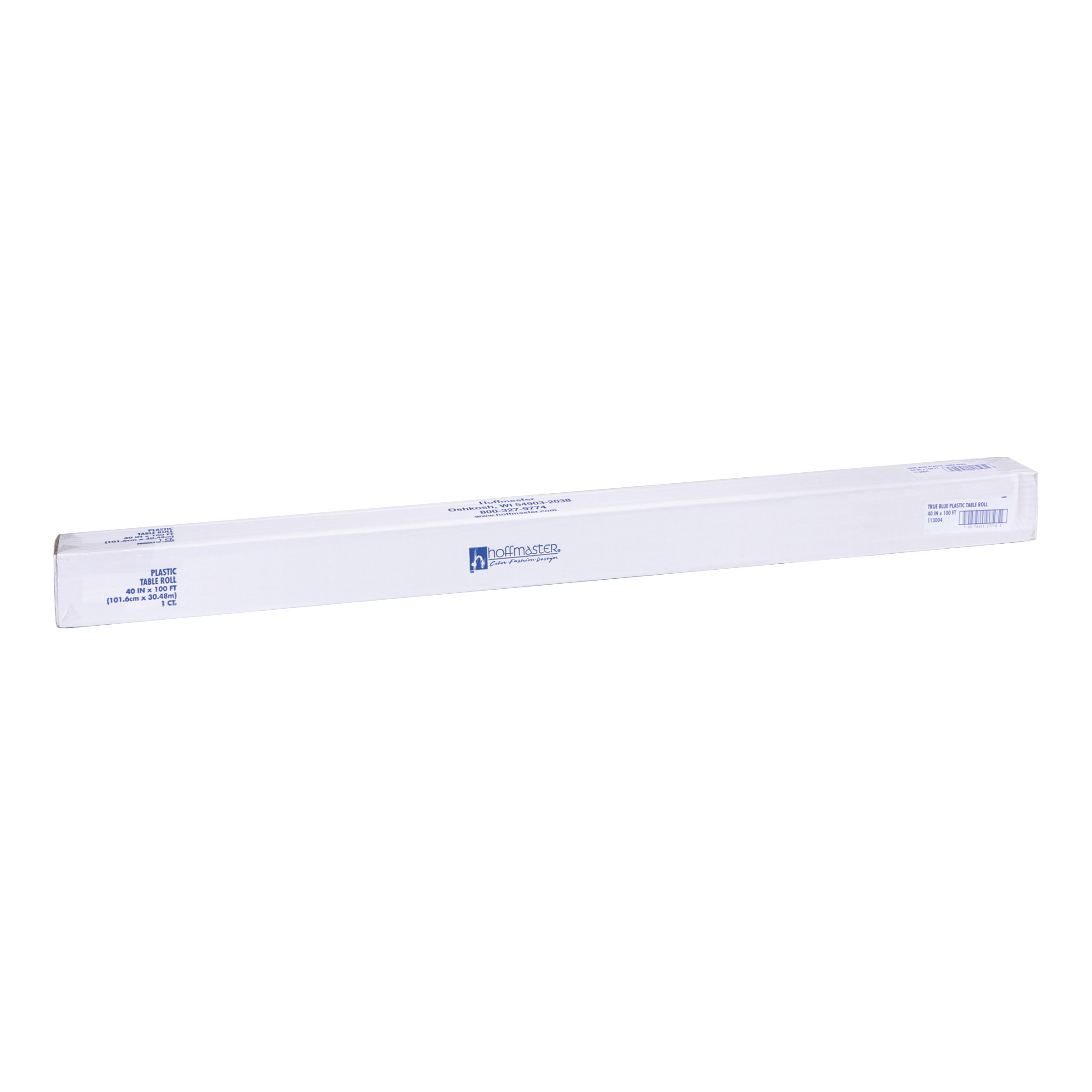 113004 40X100 BLUE TABLE COVER PLASTIC