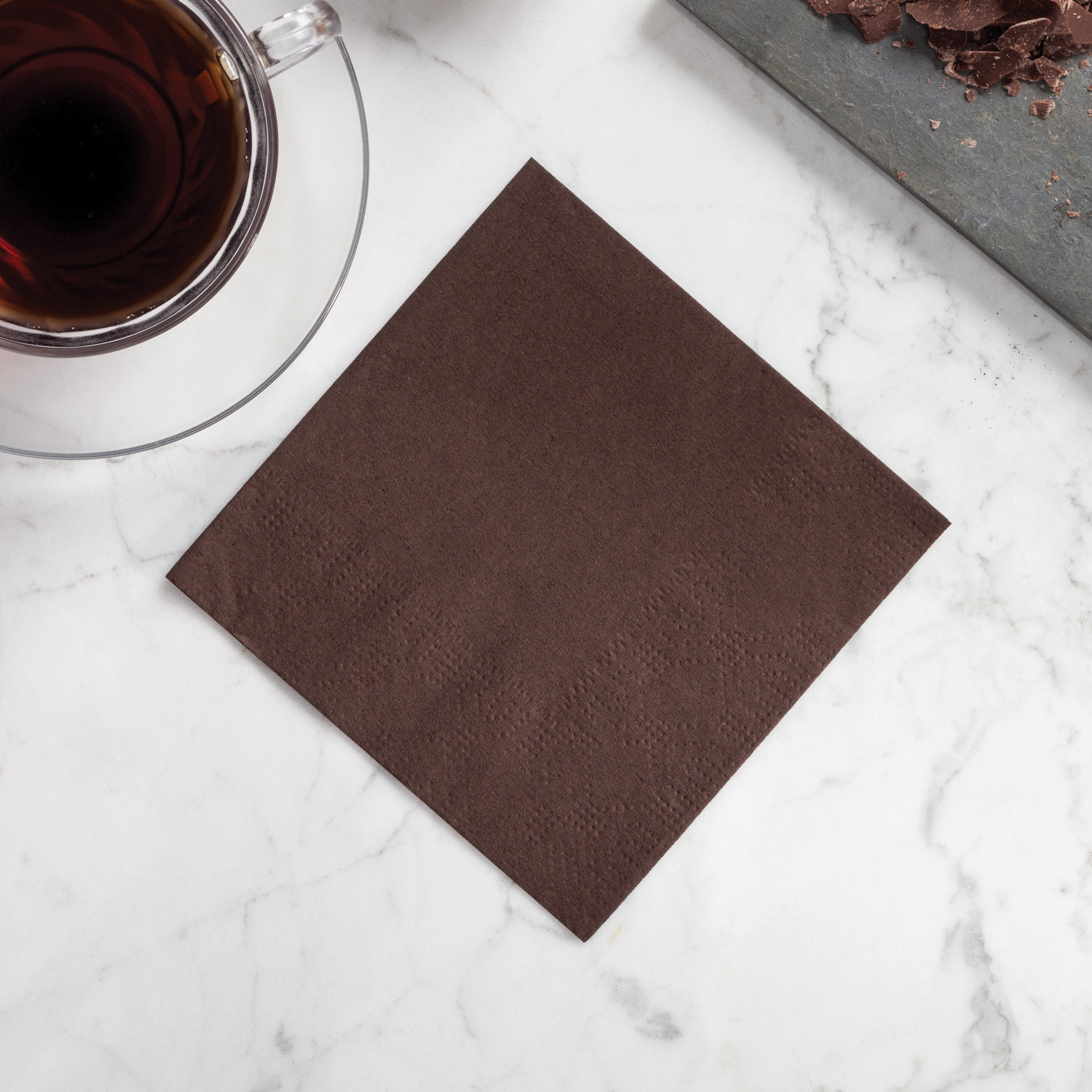 180354 10X10 CHOCOLATE BEV NAP1M/CS