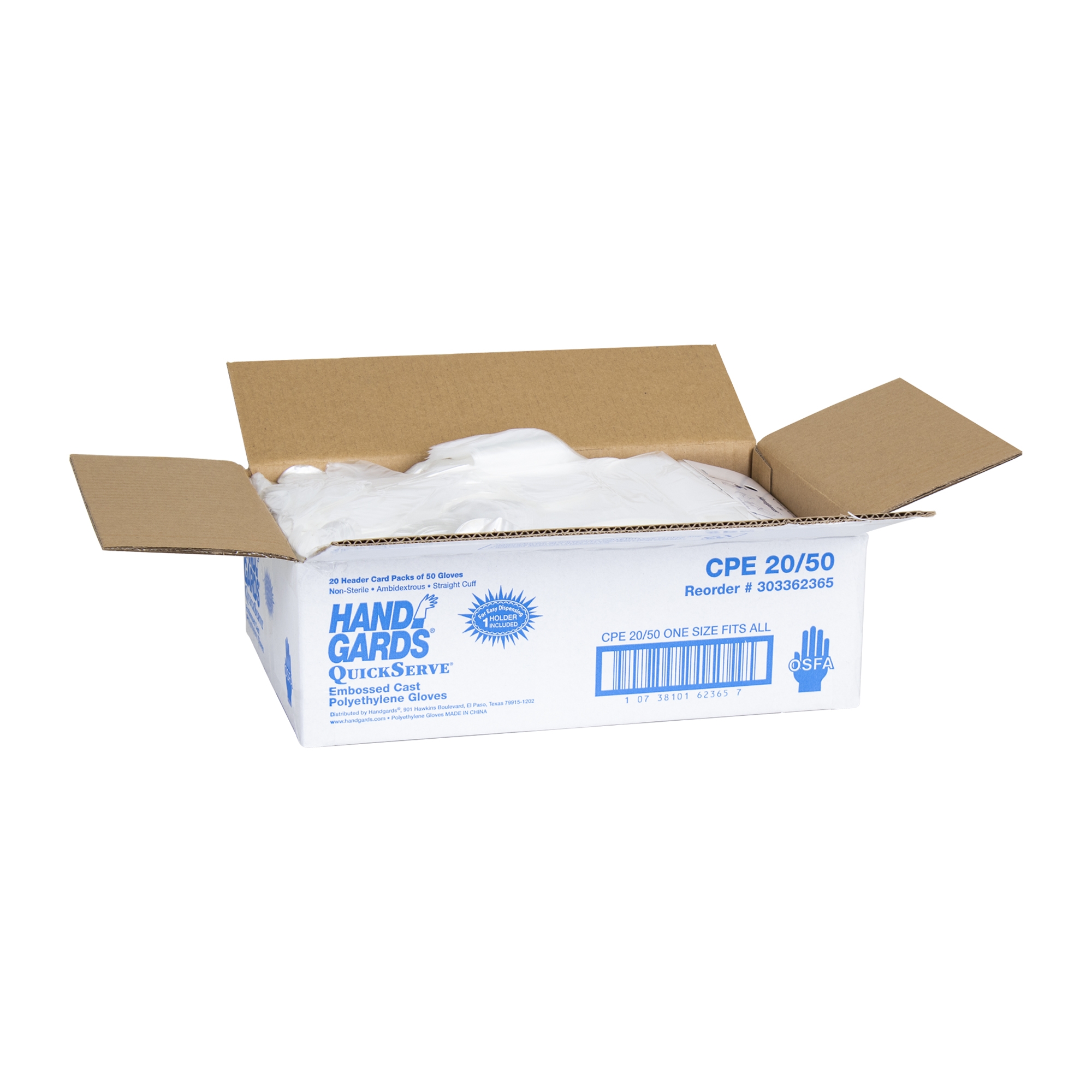 QUICKSERVE POLY GLOVE 1M/CS