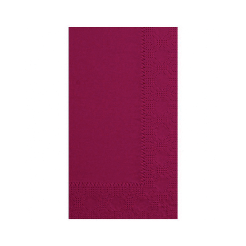 180524 15X17 BURGUNDY NAPKIN 1/8 FOLD 1M/CS