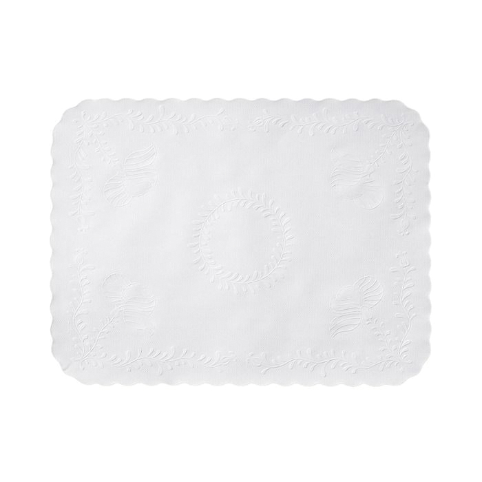 TC8704472 14X19 TRAY COVER1M/CS 1MDC19 PLAIN WHITE