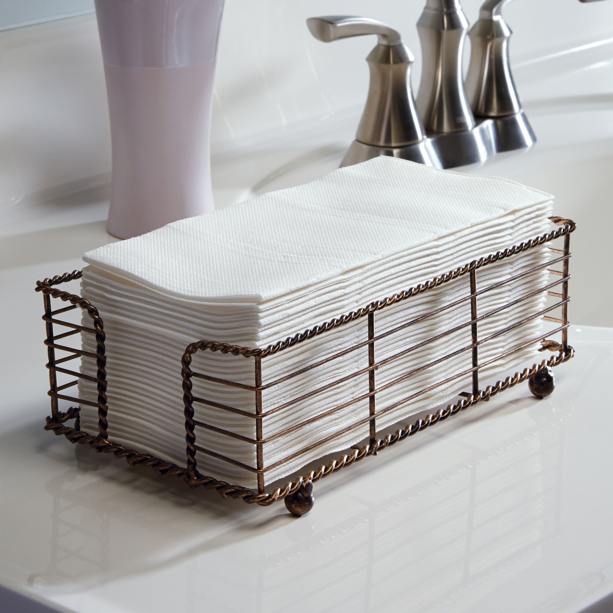 FP1200 WHT GUEST TOWEL 6/100CSFASHNPOINT 1/6 FOLD